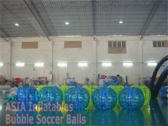 Bolas de futebol bolhas