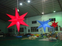 Estrela inflável de decoração led