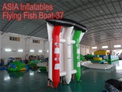 Barco inflável de peixes voadores de 6 lugares