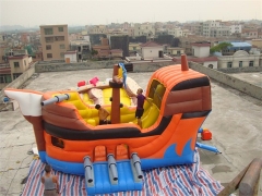 Bouncer inflável de barco pirata
