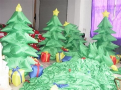 Decoração inflável árvore de natal