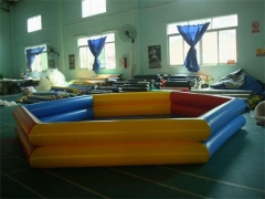 Diâmetro 6m duplo tubos piscina inflável