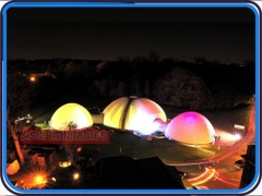 Exclusivo estruturas de cúpula infláveis ​​ligeiras para eventos corporativos, shows comerciais