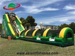 Jungle Lion Inflatable Slide