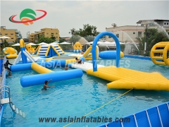 Inflatable Water Aqua Run Challenge Aqua Park