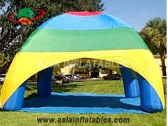 Interactive Inflatable Multicolor Inflatable Tent Protable Inflatable Car Shelter Sun Shelter Four Legs Spider Tent Event Tent