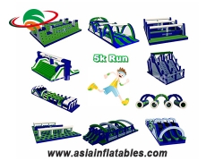 Custom Factory Direct Insane Inflatable Obstacle 5k Adult Extreme Sport Inflatable 5k Run For Sale