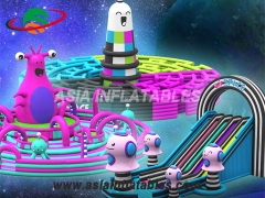 Extreme Colourful Art-Zoo Inflatable Theme Park