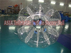 Bola de futebol de bolha transparente