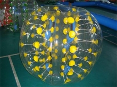 Bola de futebol de bolha de pontos de cor