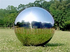 Balão de espelho de prata
