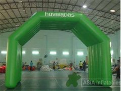 Tenda de arco inflável verde de 26 pés