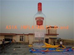 Modelo de garrafa inflável publicitário de vodka