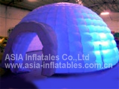 Camadas duplas que iluminam tenda inflável