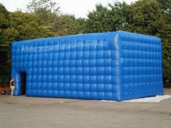 Barraca de cubo inflável azul