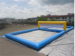 Quadra de voleibol de água inflável