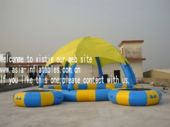 Barraca de piscina inflável