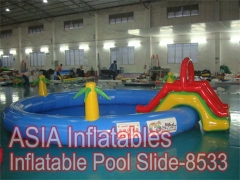 Slide da piscina inflável
