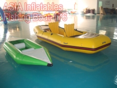 Barco de caiaque inflável