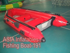 Barco de pesca inflável