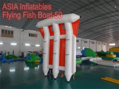 Barco inflável inflável de peixes voadores