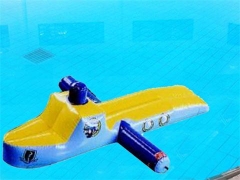 Controle deslizante submarino inflável