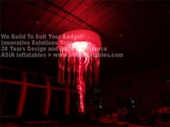 Medusa inflável de 6 m de altura