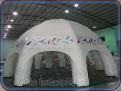 Tenda inflável de domo de 11m de diâmetro, barraca de aranha