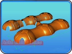 estrutura de construção inflável