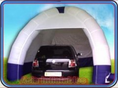Garagem inflável portátil de 4 m de largura