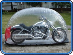 Cobertura e armazenamento de motocicleta inflável de 8 pés