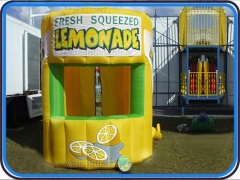 cabine de limonada inflável recém-espremida