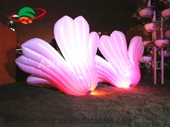 flor de casamento inflável de iluminação