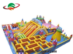 labirinto inflável labirinto