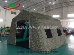 barraca militar inflável
