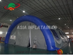 barraca de abrigo inflável