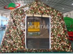 barraca militar inflável