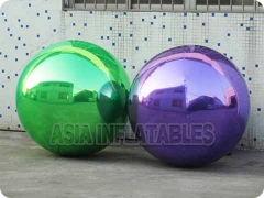 Purple Inflatable Mirror Balloon