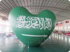 balão de hélio do coração