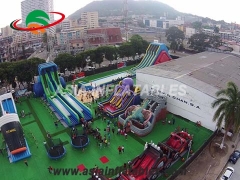 Mega Double Lane Inflatable Water Slide
