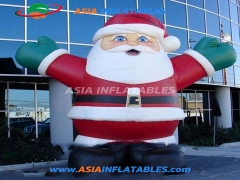 Nova chegada Publicidade Decoração De Mascotes Infláveis De Natal Santas