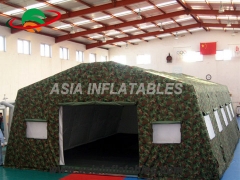 Barraca militar inflável