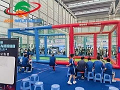 Promocional Arena de obstáculos inflável com drones para atividades ou exposições