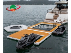 Plataforma de praia para iate inflável