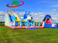Low Price Commercial Inflatable Bluey Combo Bounce House With Slide