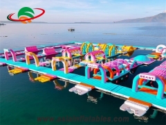 Parque aquático inflável
