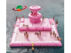 Leading Giant Inflatable Water Park Floating Island Platform Supplier