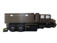 Caminhão militar inflável
